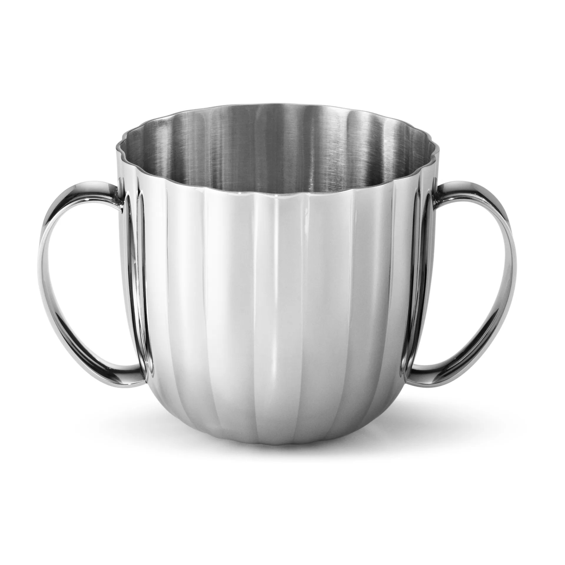 Louça de criança Bernadotte 2 peças, Aço inoxidável Georg Jensen
