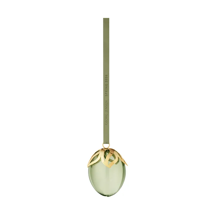 Pingente de ovo de Páscoa Georg Jensen - Verde-ouro 18 K banhado, 2026 - Georg Jensen
