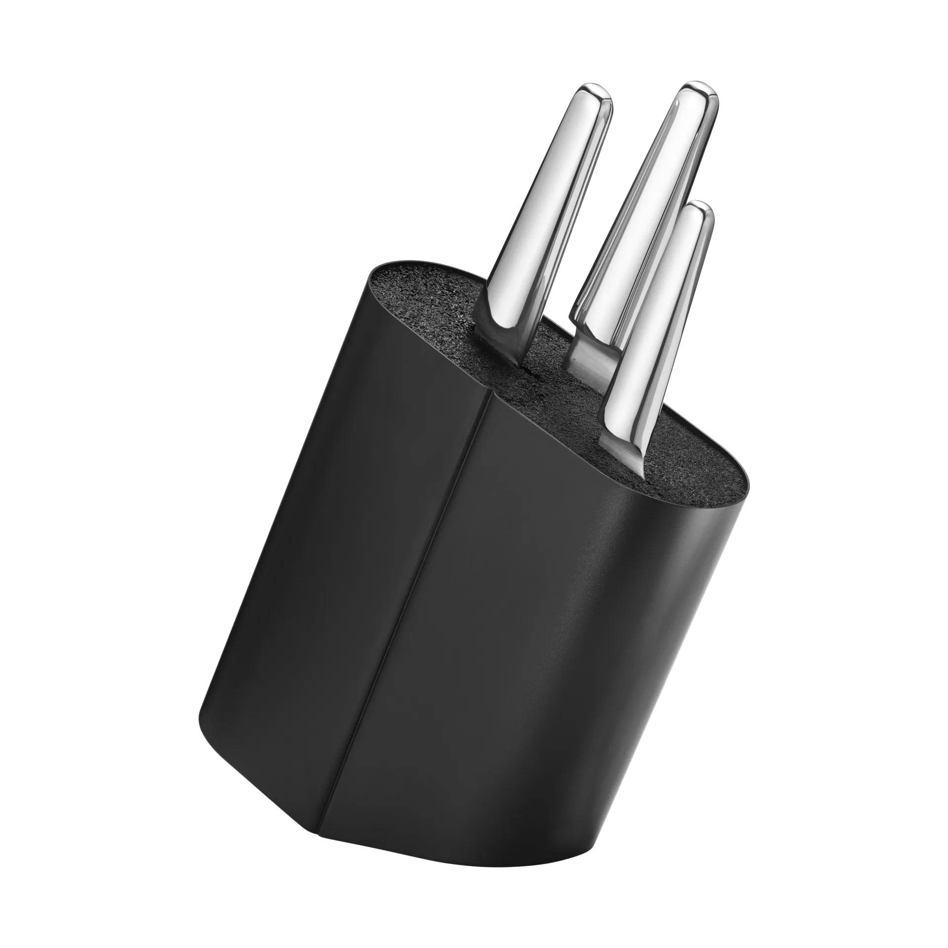 Porta-facas Alfredo, Aço inoxidável preto Georg Jensen