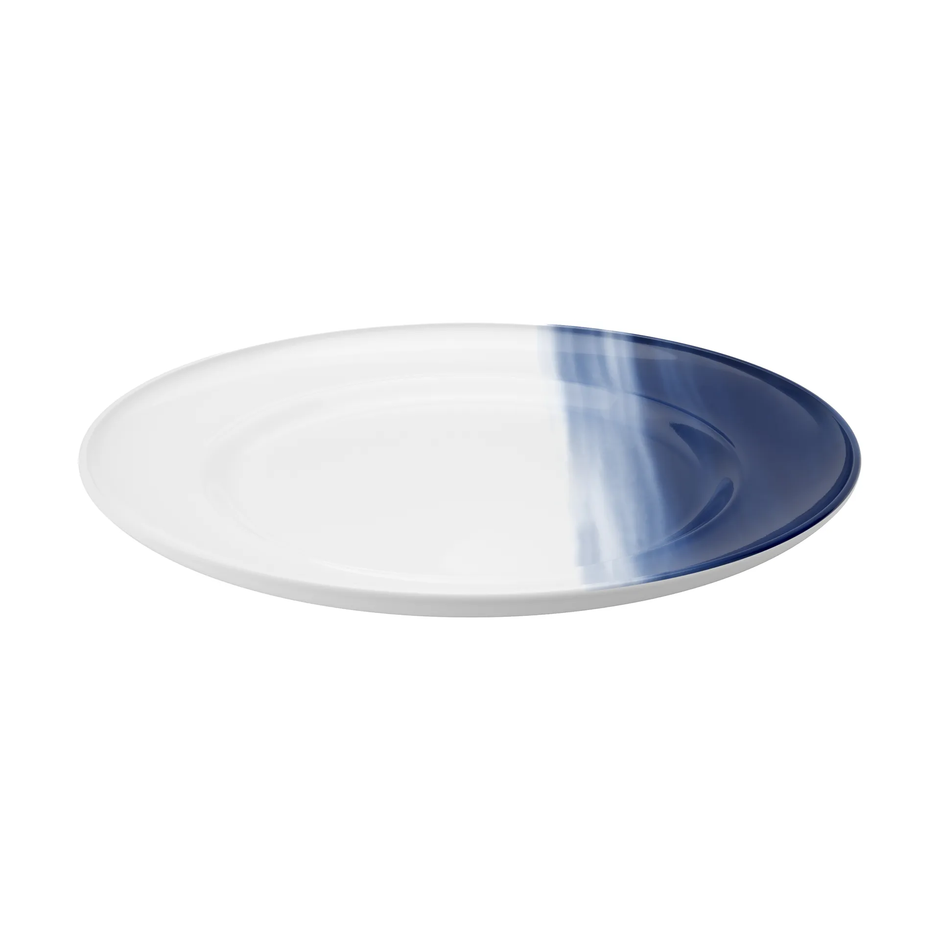Prato de jantar Koppel decorativo Ø27 cm, Branco-azul Georg Jensen