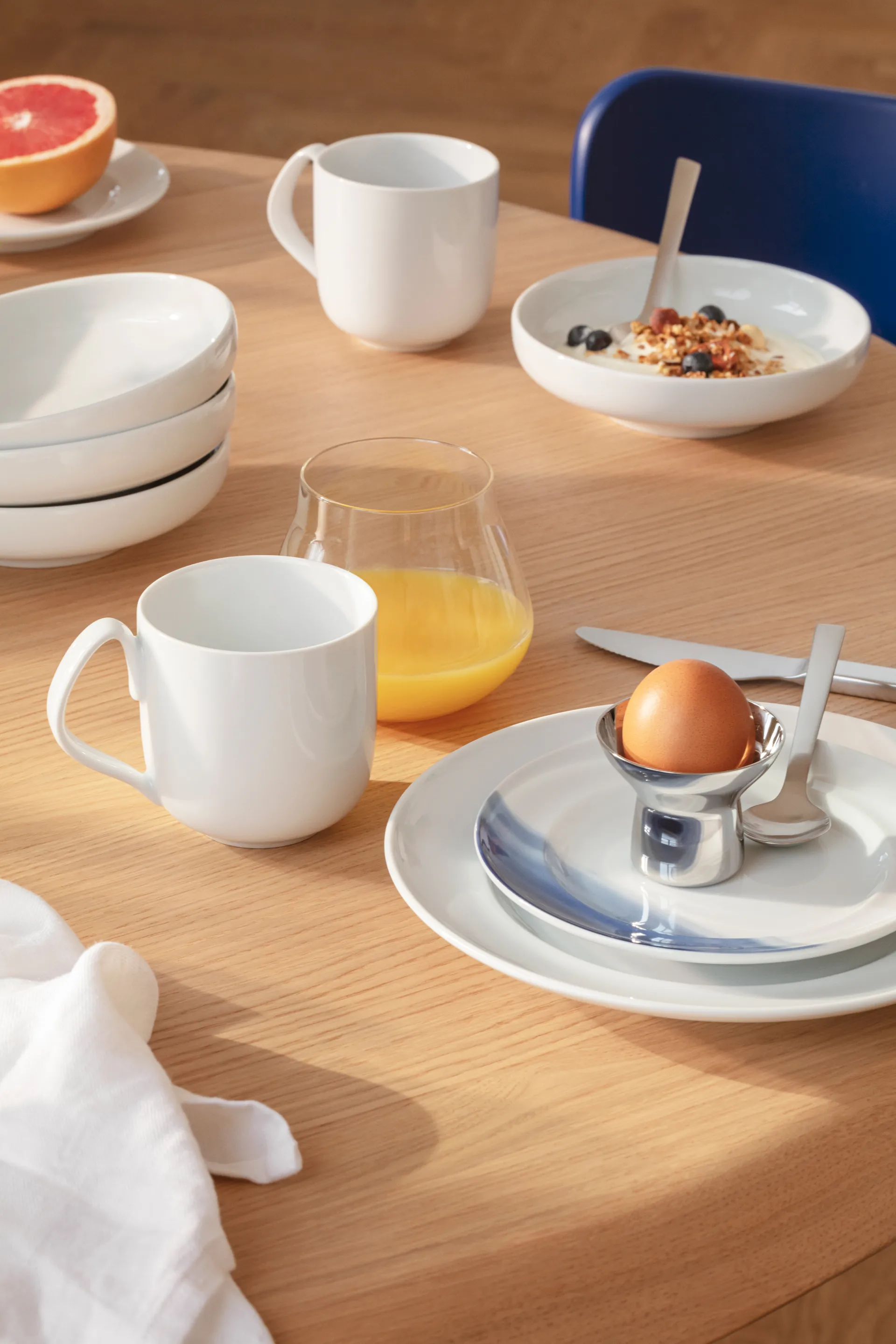 Prato Koppel Ø16 cm, Branco Georg Jensen