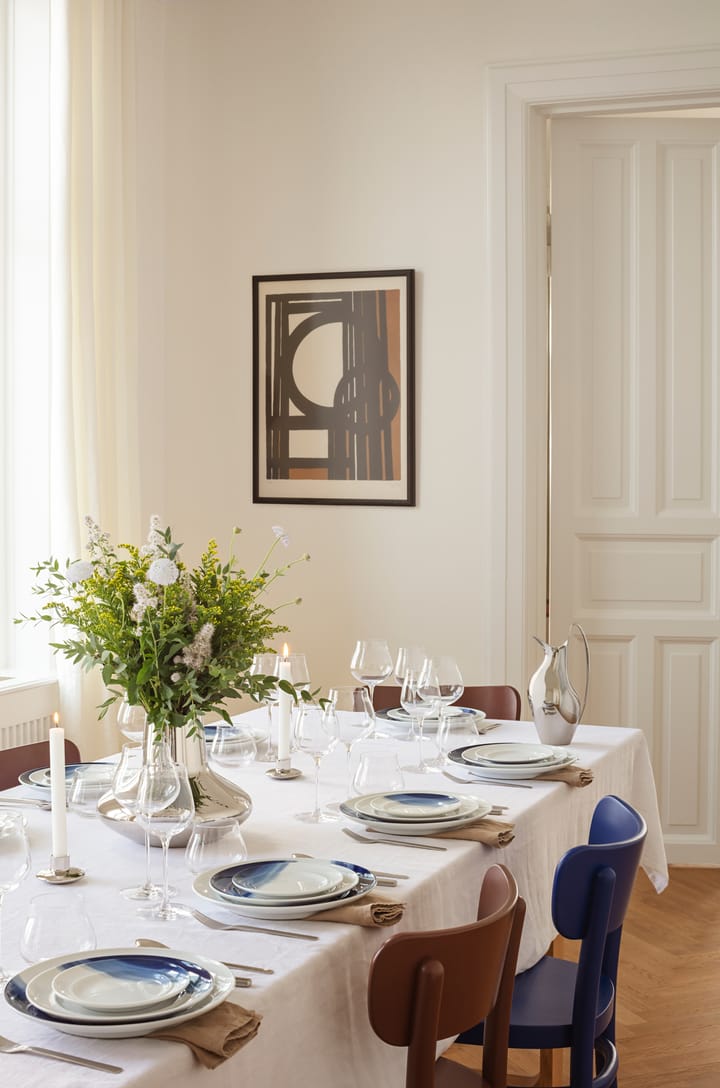 Prato Koppel decorativo Ø16 cm, Branco-azul Georg Jensen
