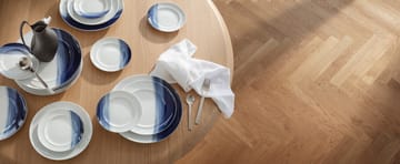 Prato Koppel decorativo Ø16 cm - Branco-azul - Georg Jensen