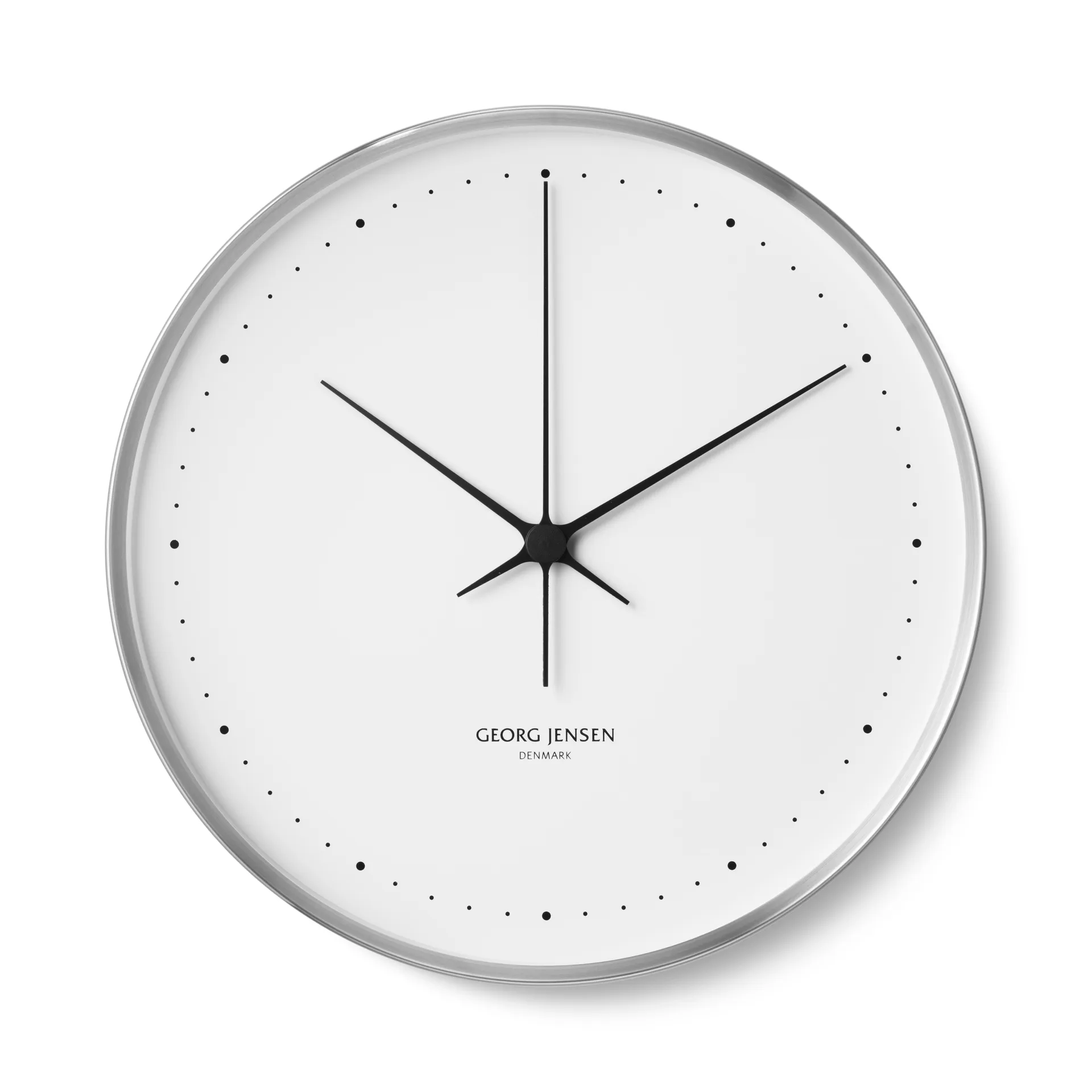 Relógio de parede Henning koppel Ø 40 cm, Aço-branco Georg Jensen
