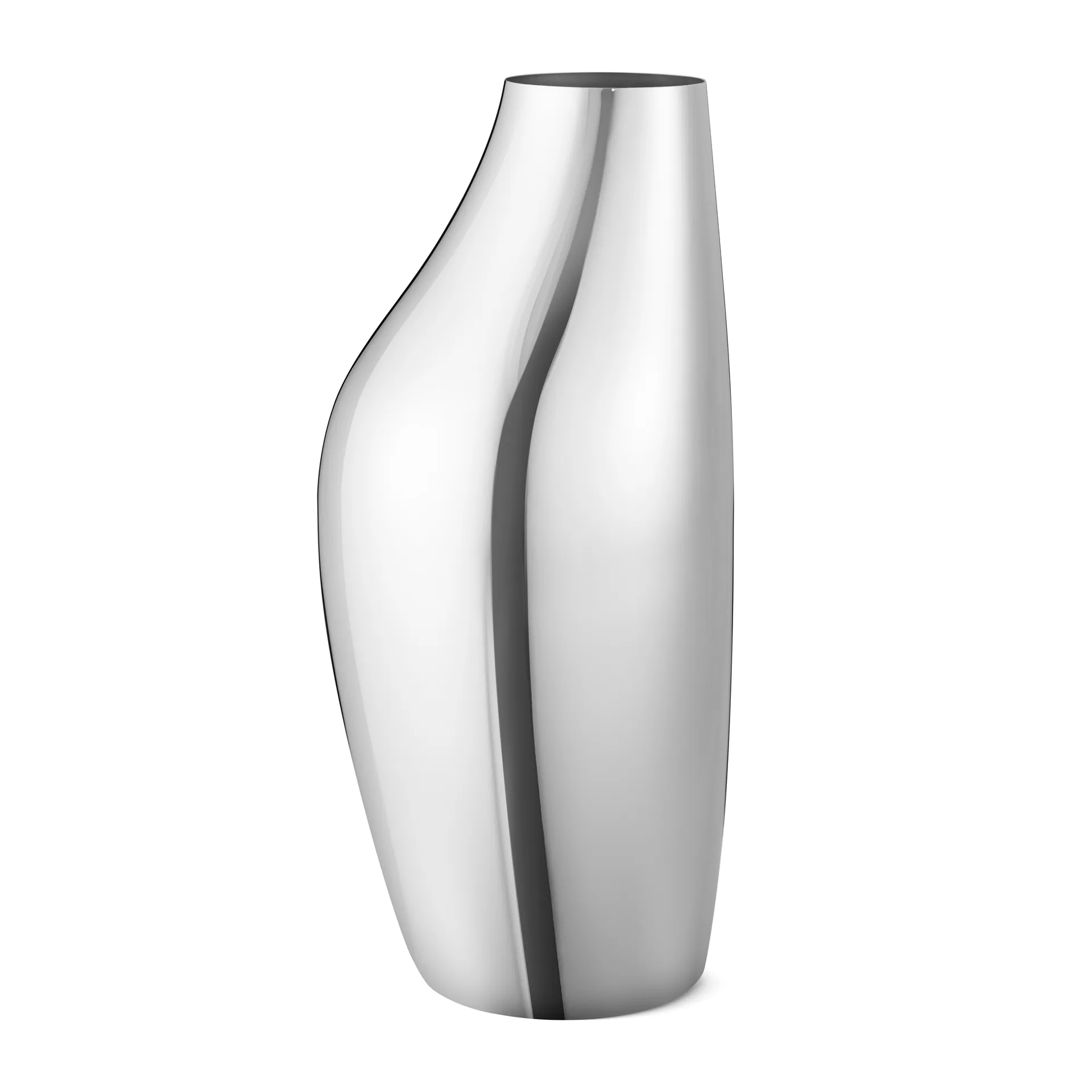 Sky vaso de chão 46 cm, Aço inoxidável Georg Jensen