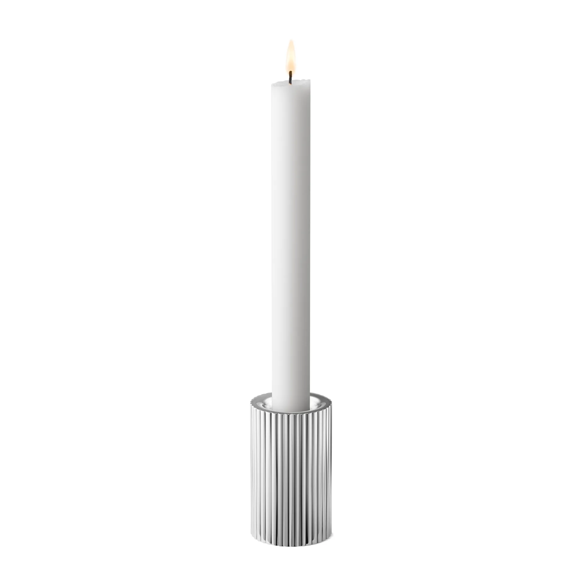 Suporte de velas Bernadotte 3 un., Aço inoxidável Georg Jensen