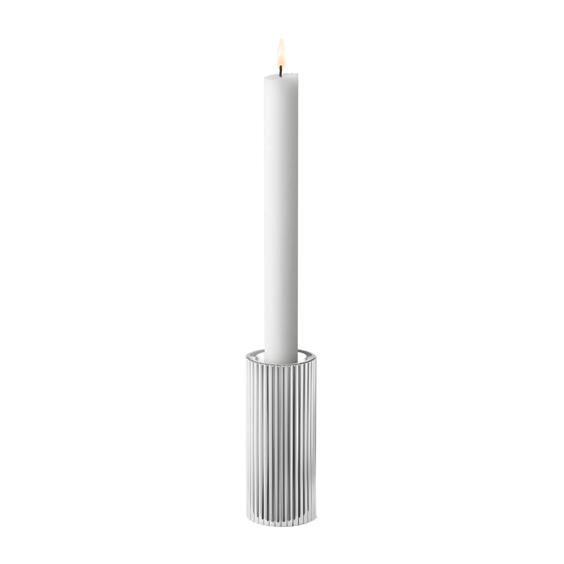 Suporte de velas Bernadotte 3 un., Aço inoxidável Georg Jensen