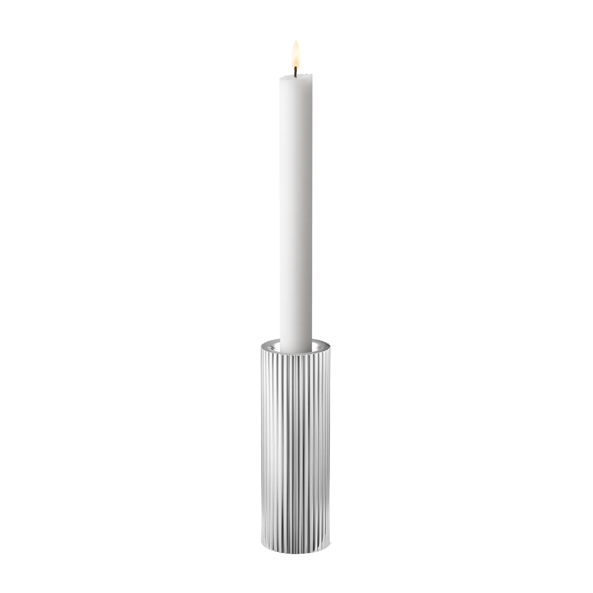 Suporte de velas Bernadotte 3 un., Aço inoxidável Georg Jensen