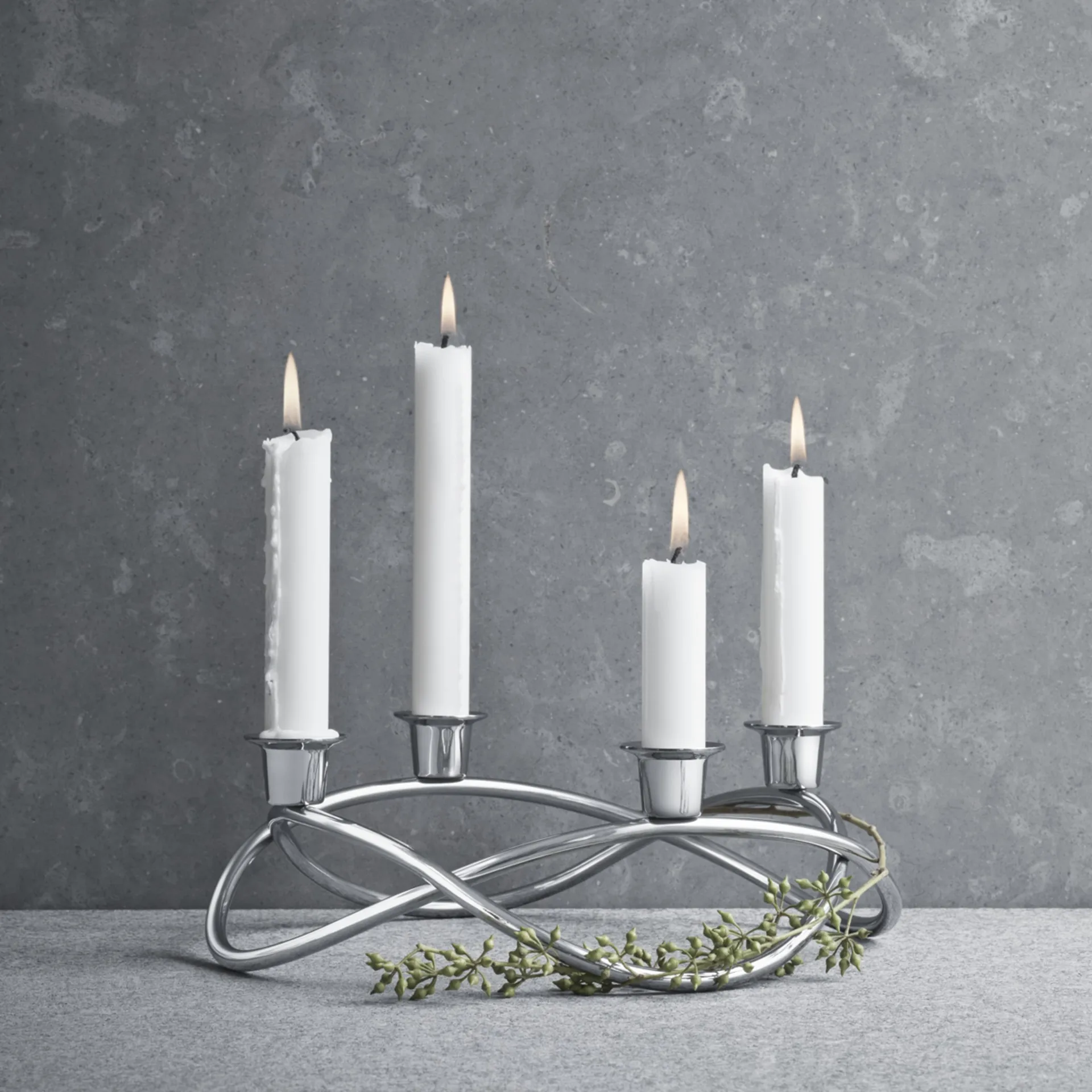 Suporte de velas Season Ø26 cm, brilhante Georg Jensen