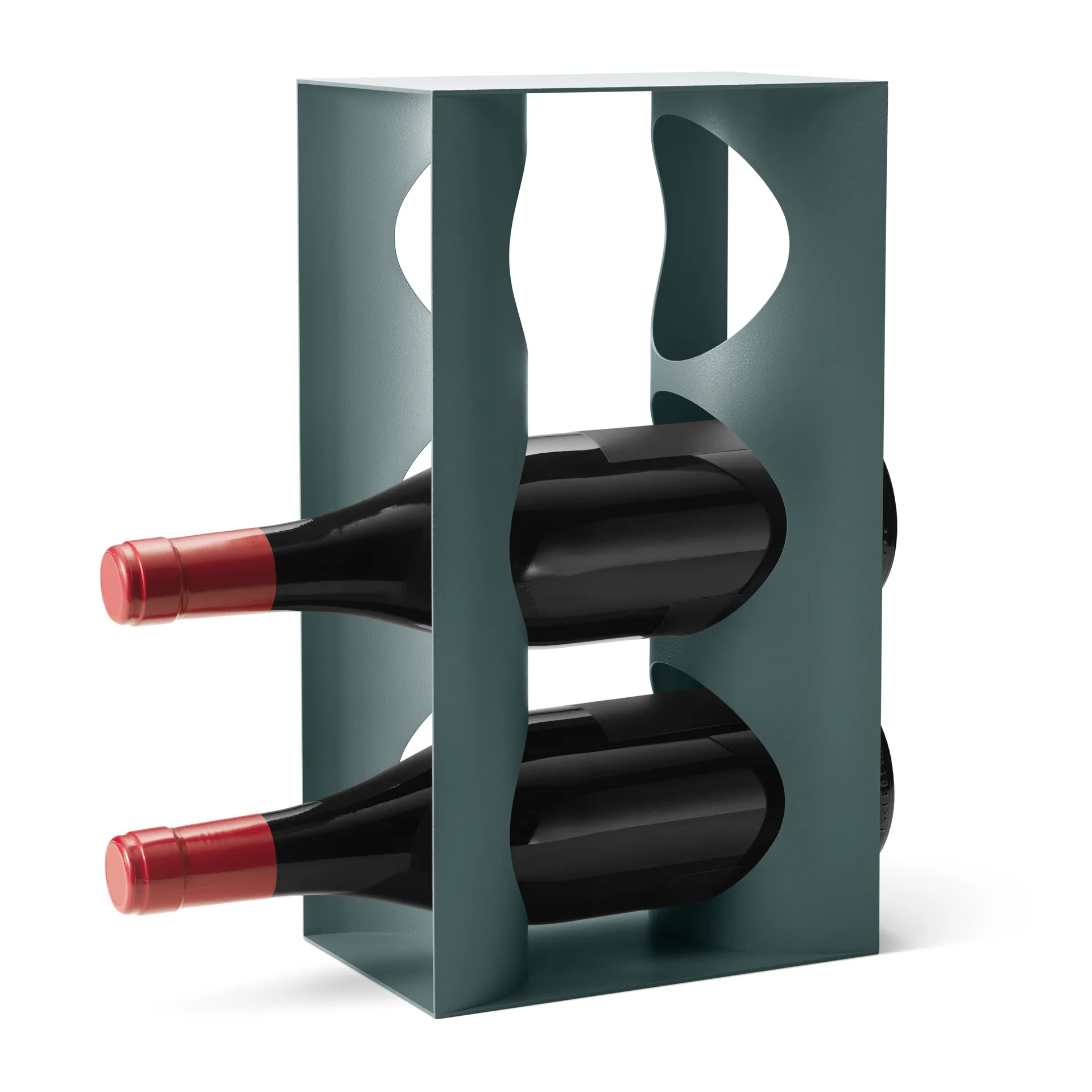 Suporte para vinho Alfredo 3 garrafas 33.6x12 cm, Verde alcachofra Georg Jensen