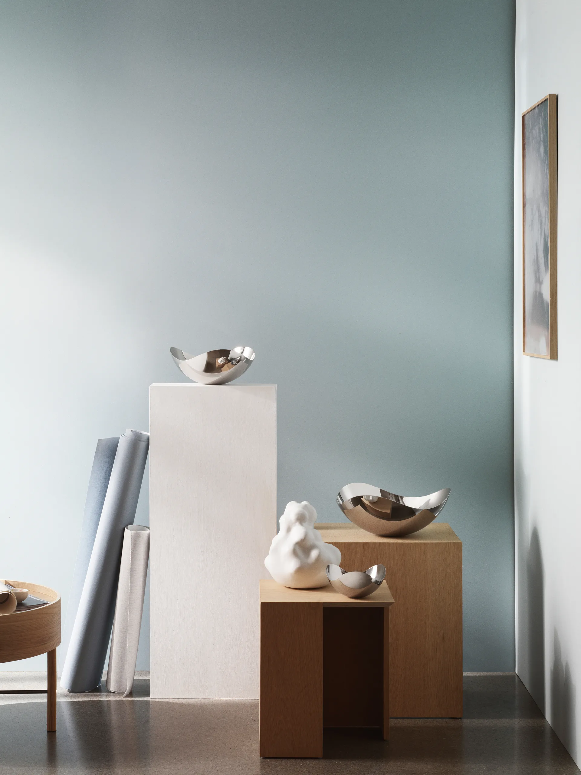 Taça de servir Bloom, pequeno, Ø 26 cm Georg Jensen