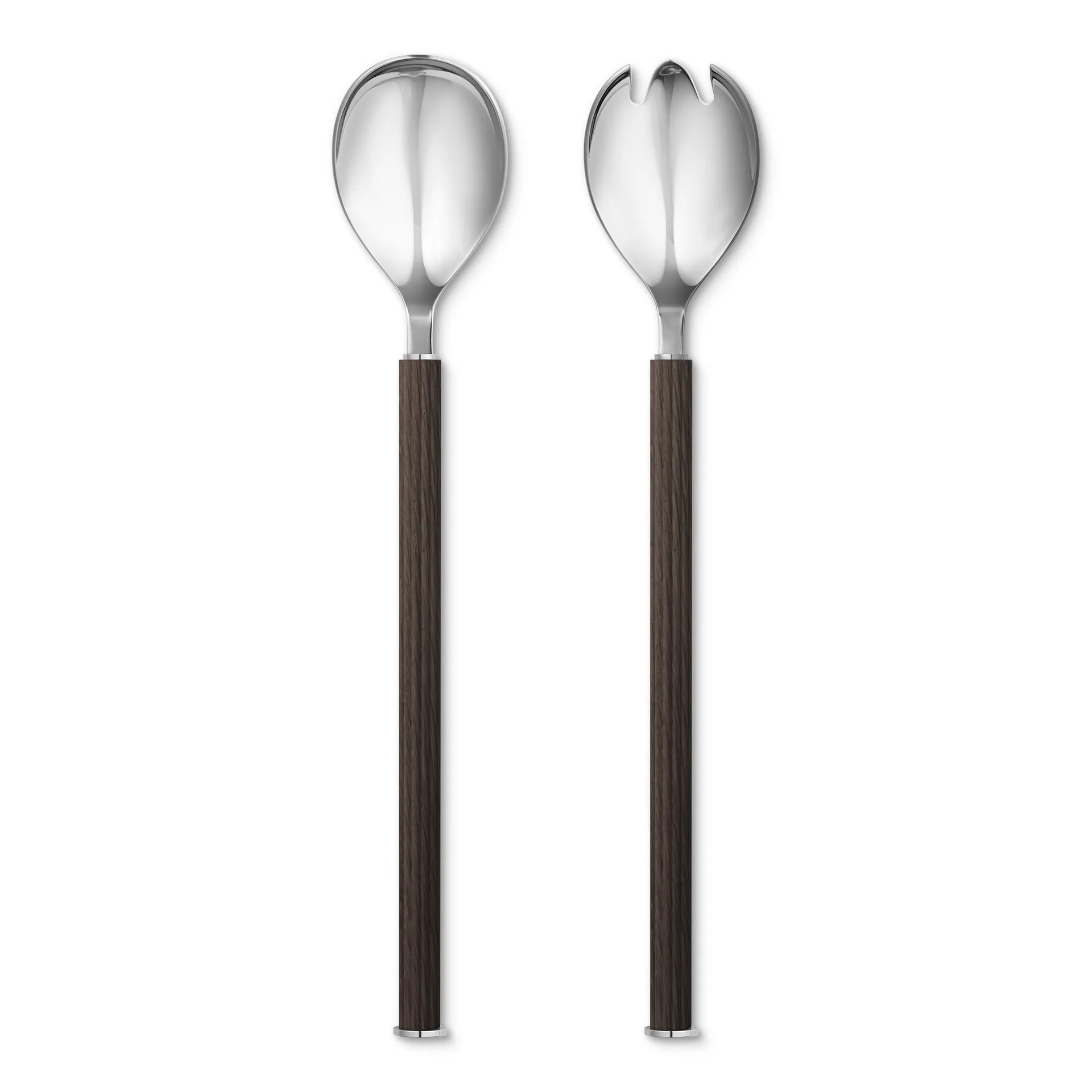 Talheres de salada com cabo de madeira Bernadotte, 2 peças Georg Jensen