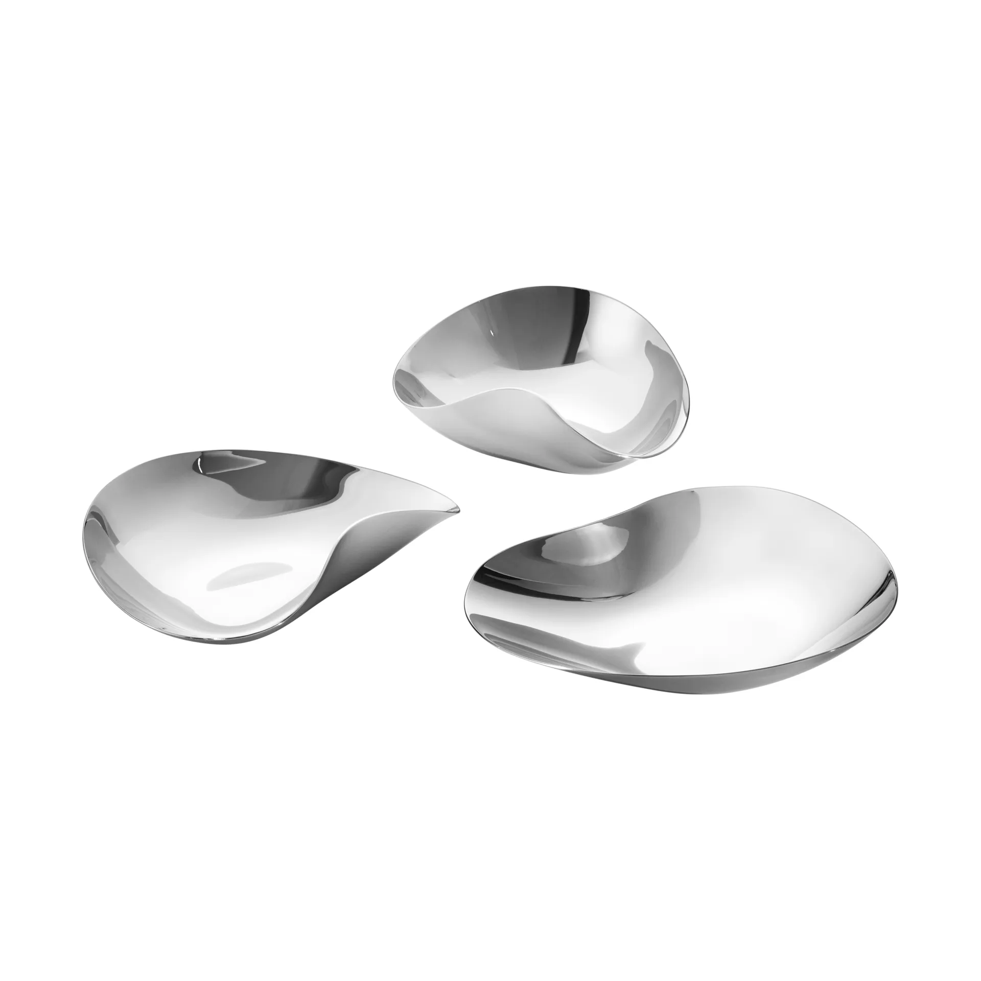 Tigela snack 3 peças Indulgence , Aço inoxidável Georg Jensen