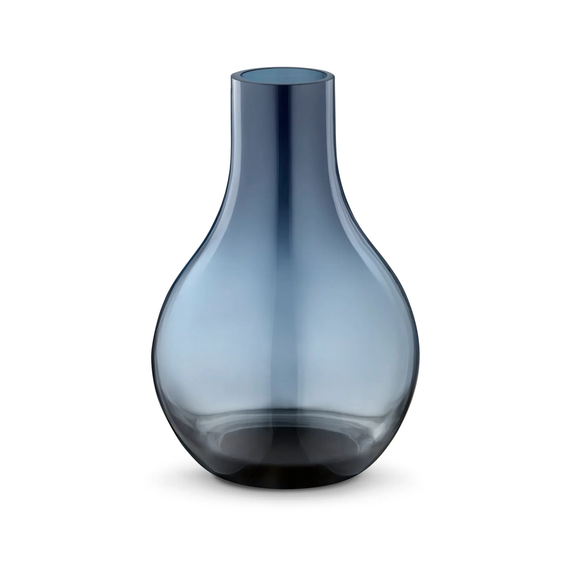 Vaso de vidro azul Cafu, extra pequeno, 14,8 cm Georg Jensen