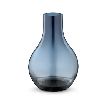 Vaso de vidro azul Cafu - extra pequeno, 14,8 cm - Georg Jensen