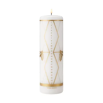 vela-calendário de 2026 - estampagem a ouro - Georg Jensen