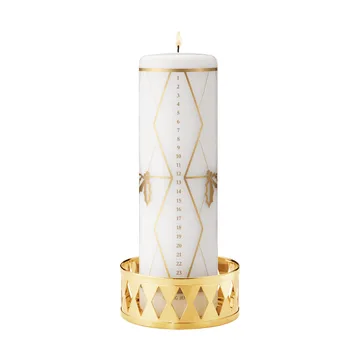 vela-calendário de 2026 - estampagem a ouro - Georg Jensen