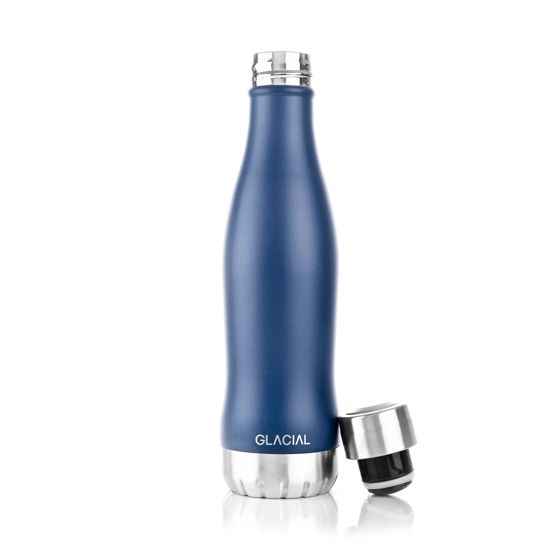 Garrafa de água Glacial 400 ml, Matte navy Glacial