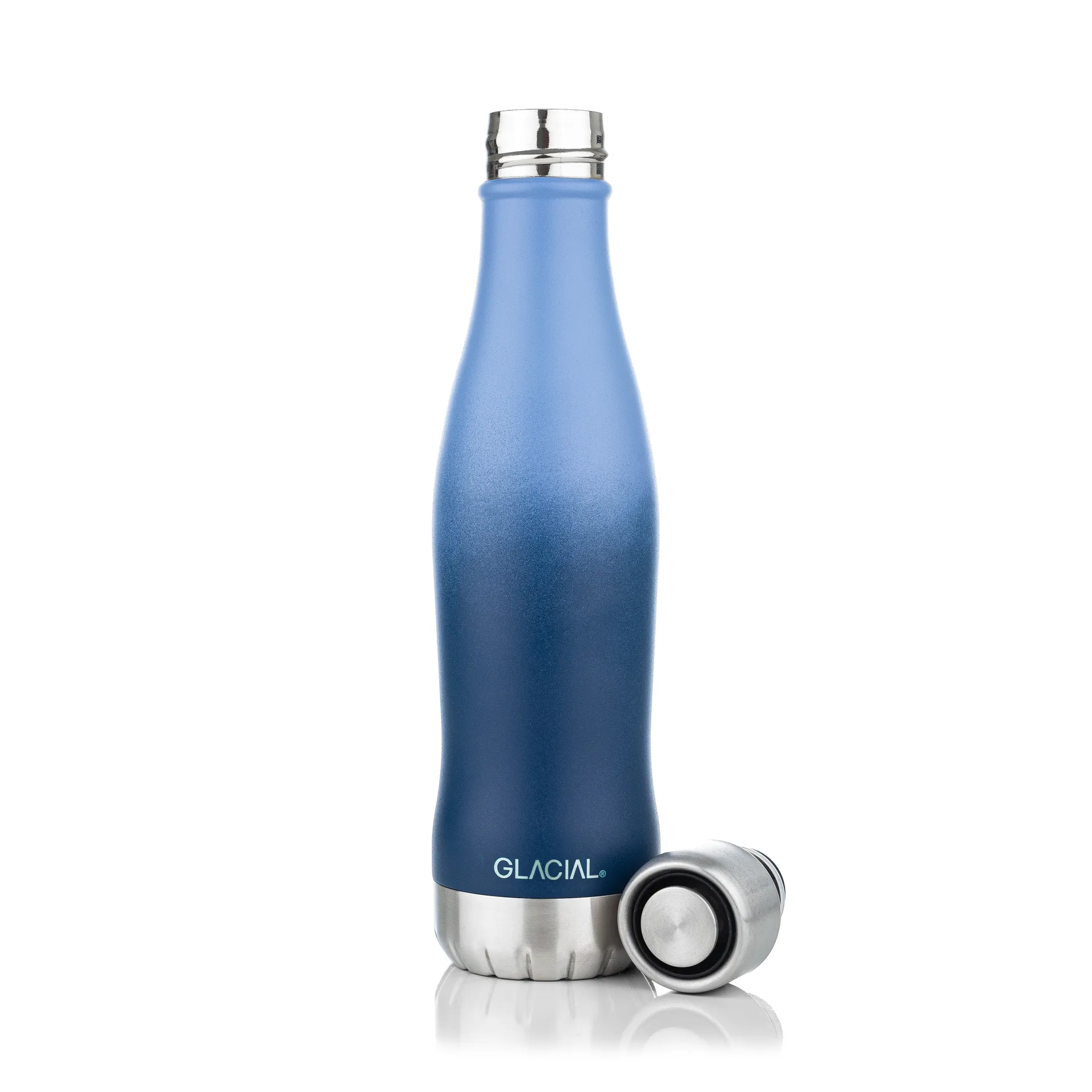 Garrafa de água Glacial active 400 ml, Blue fade Glacial