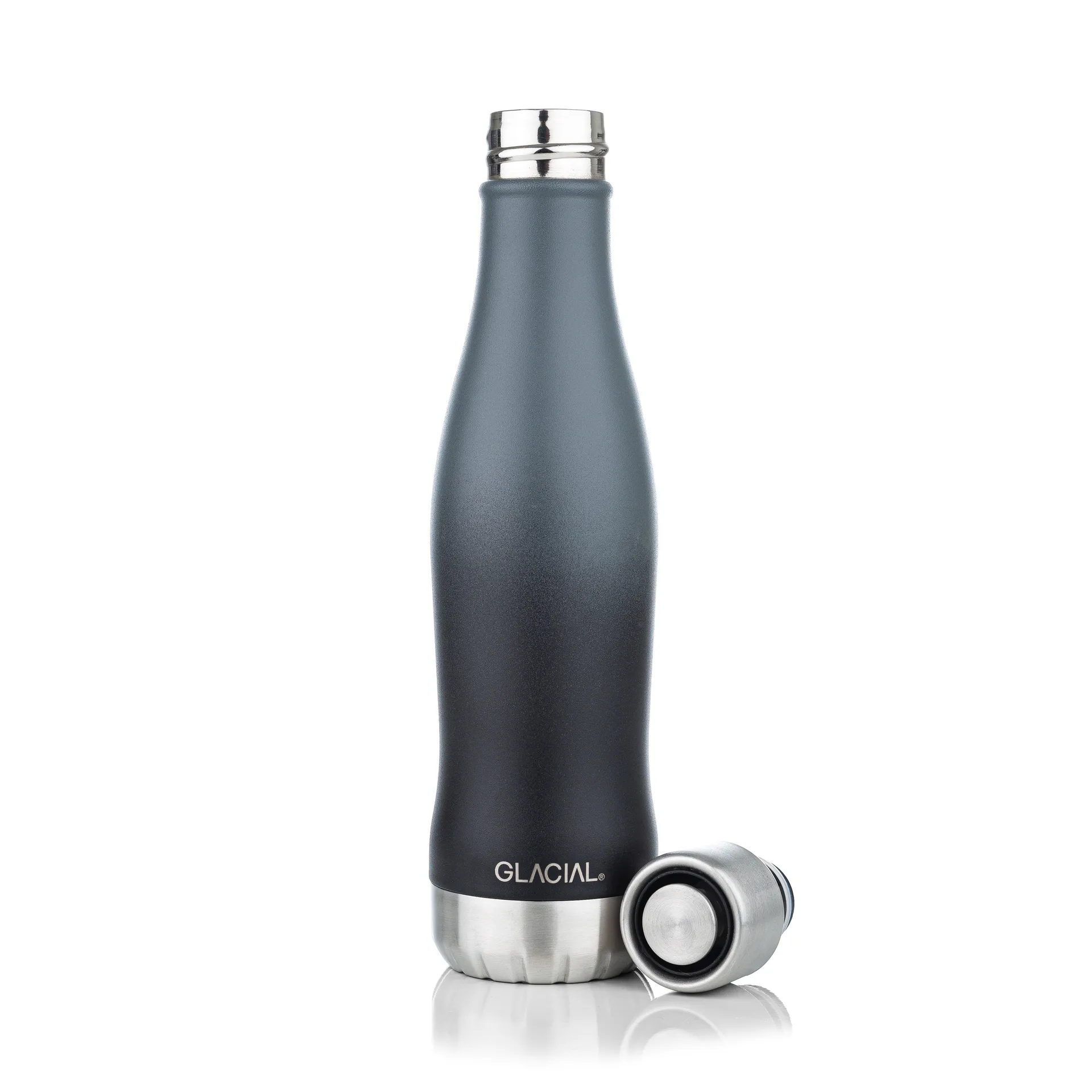 Garrafa de água Glacial active 400 ml, Gray fade Glacial
