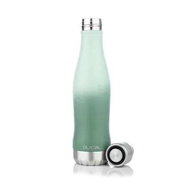Garrafa de água Glacial active 400 ml - Green fade - Glacial