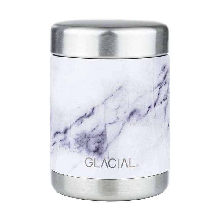 Pote térmico para alimentos 350 ml Glacial - White marble - Glacial