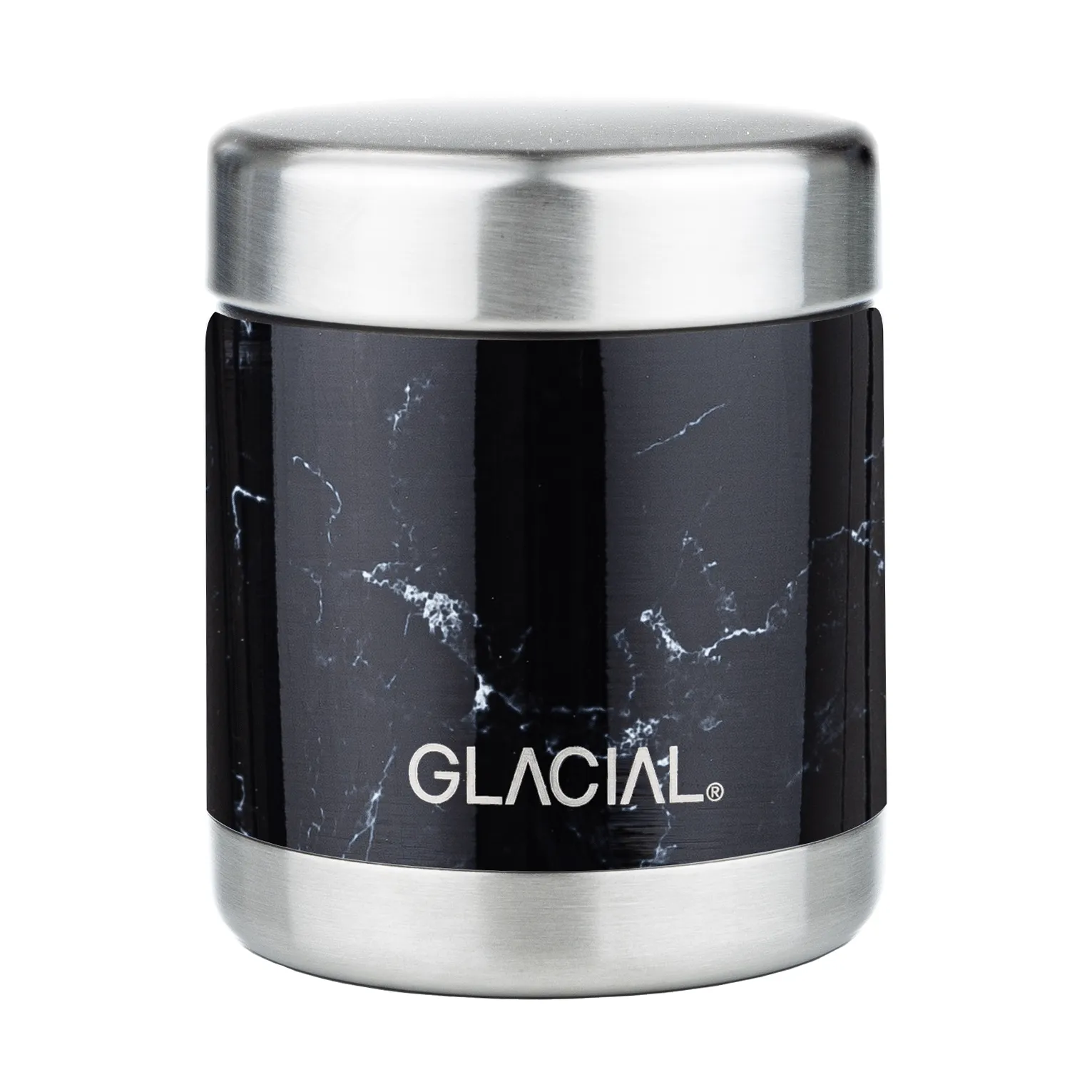 Pote térmico para alimentos 450 ml Glacial, Black marble Glacial