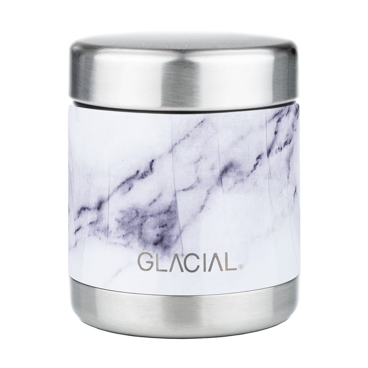 Pote térmico para alimentos 450 ml Glacial - White marble - Glacial