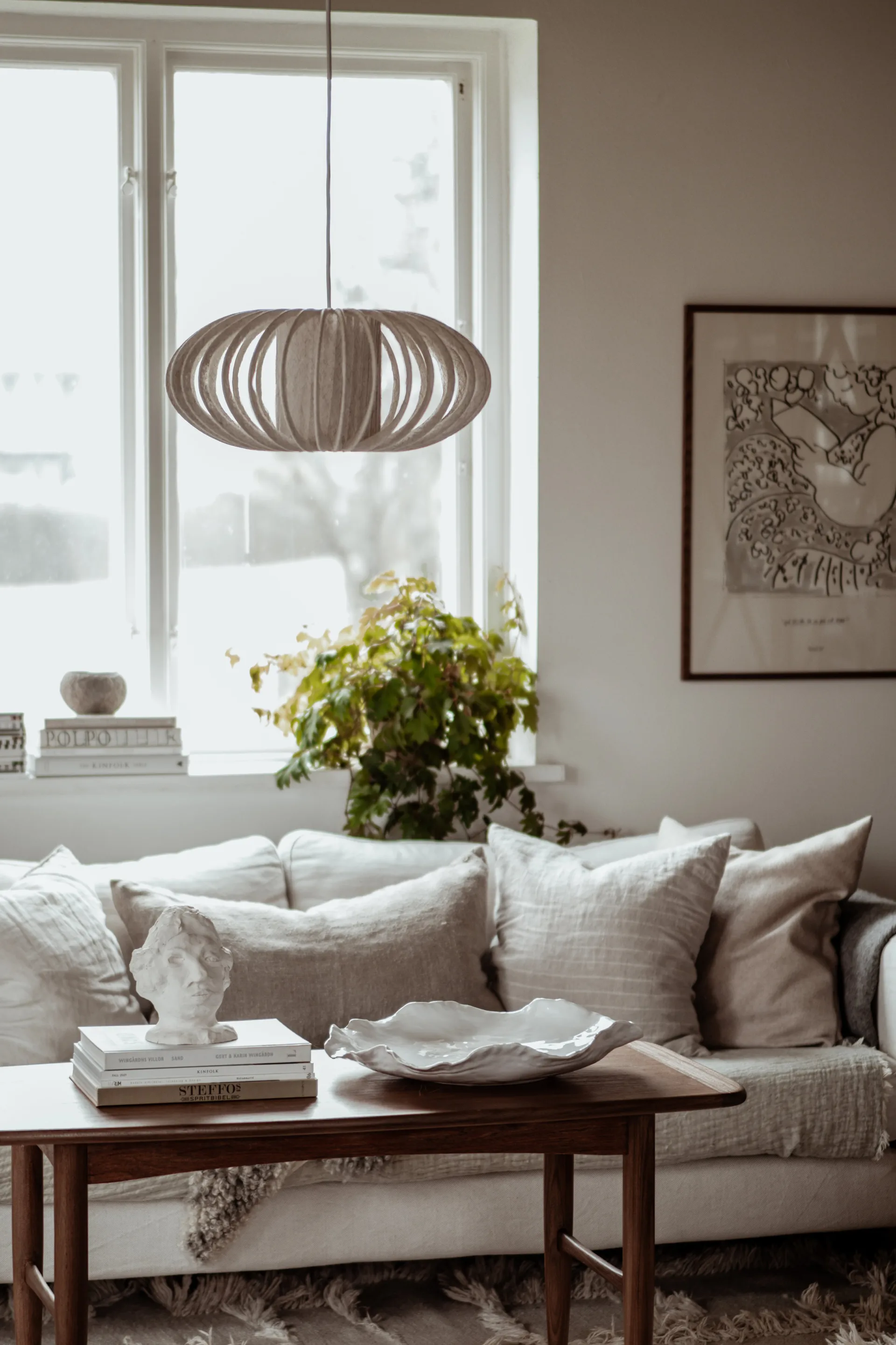 Abajur Selma 45, Bege Globen Lighting