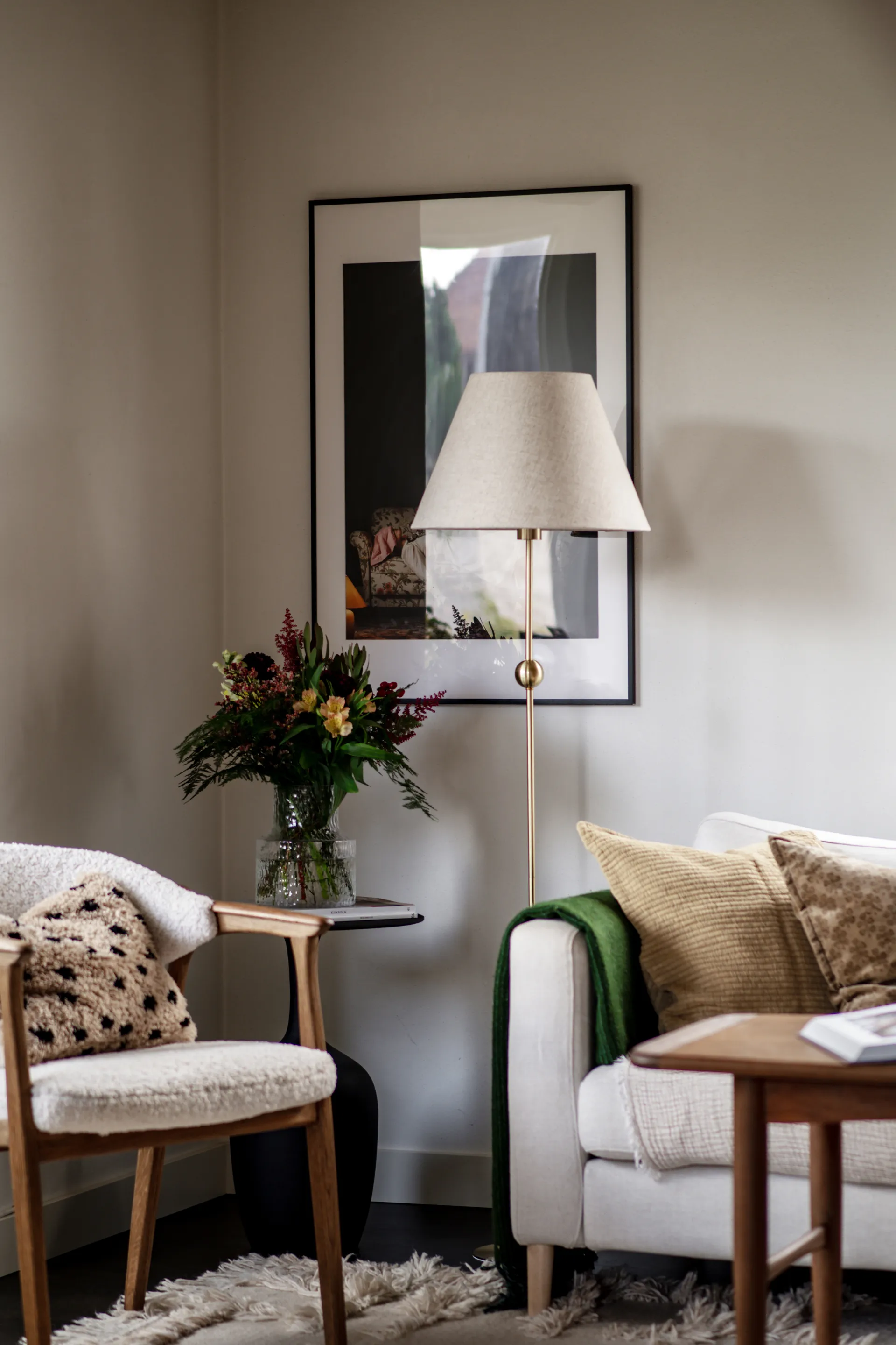 Abajur Sigrid 40, Bege Globen Lighting