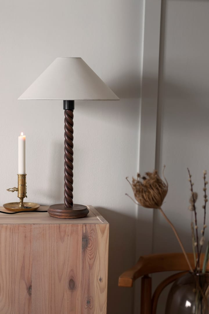 Base de candeeiro Willow 38 cm, Walnut Globen Lighting