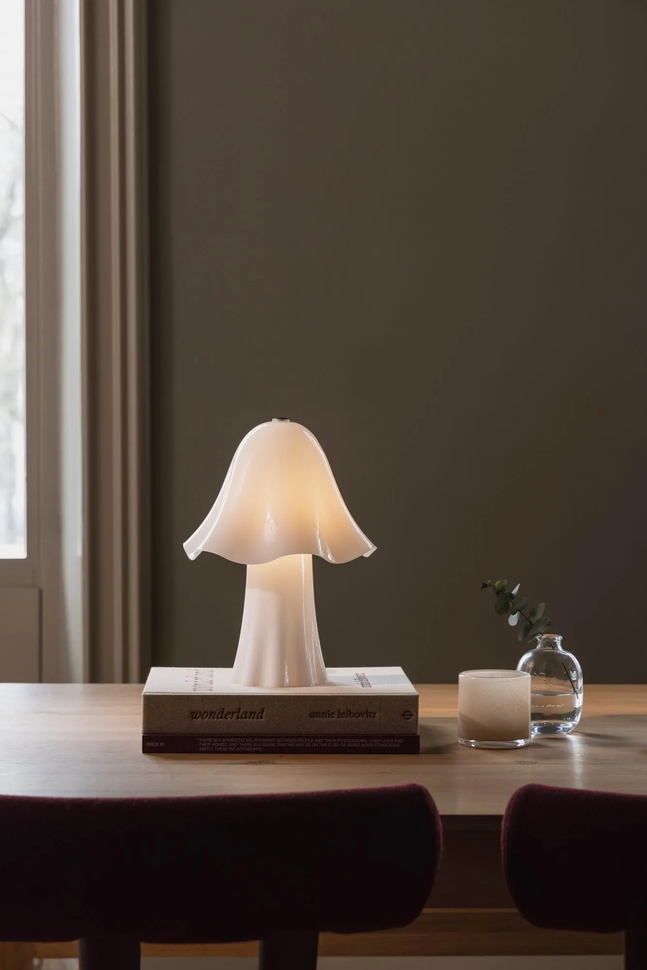 Bello candeeiro de mesa, Branco Globen Lighting