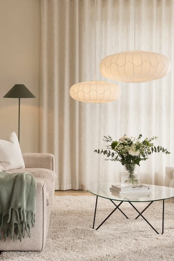 Bladverk abajur Ø50 cm - Branco - Globen Lighting