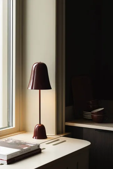 Blåklockan candeeiro de mesa - Winröd (vermelho), Ø16xA50 cm - Globen Lighting