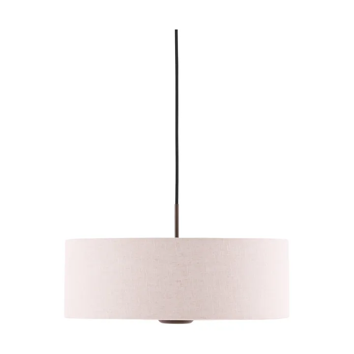 Bosco candeeiro pendente - Beige, carvalho tingido de castanho, Ø55 cm - Globen Lighting
