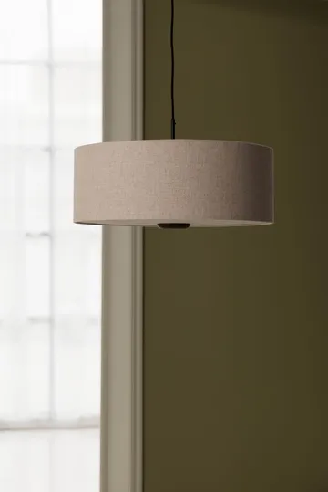 Bosco candeeiro pendente - Beige, carvalho tingido de castanho, Ø55 cm - Globen Lighting