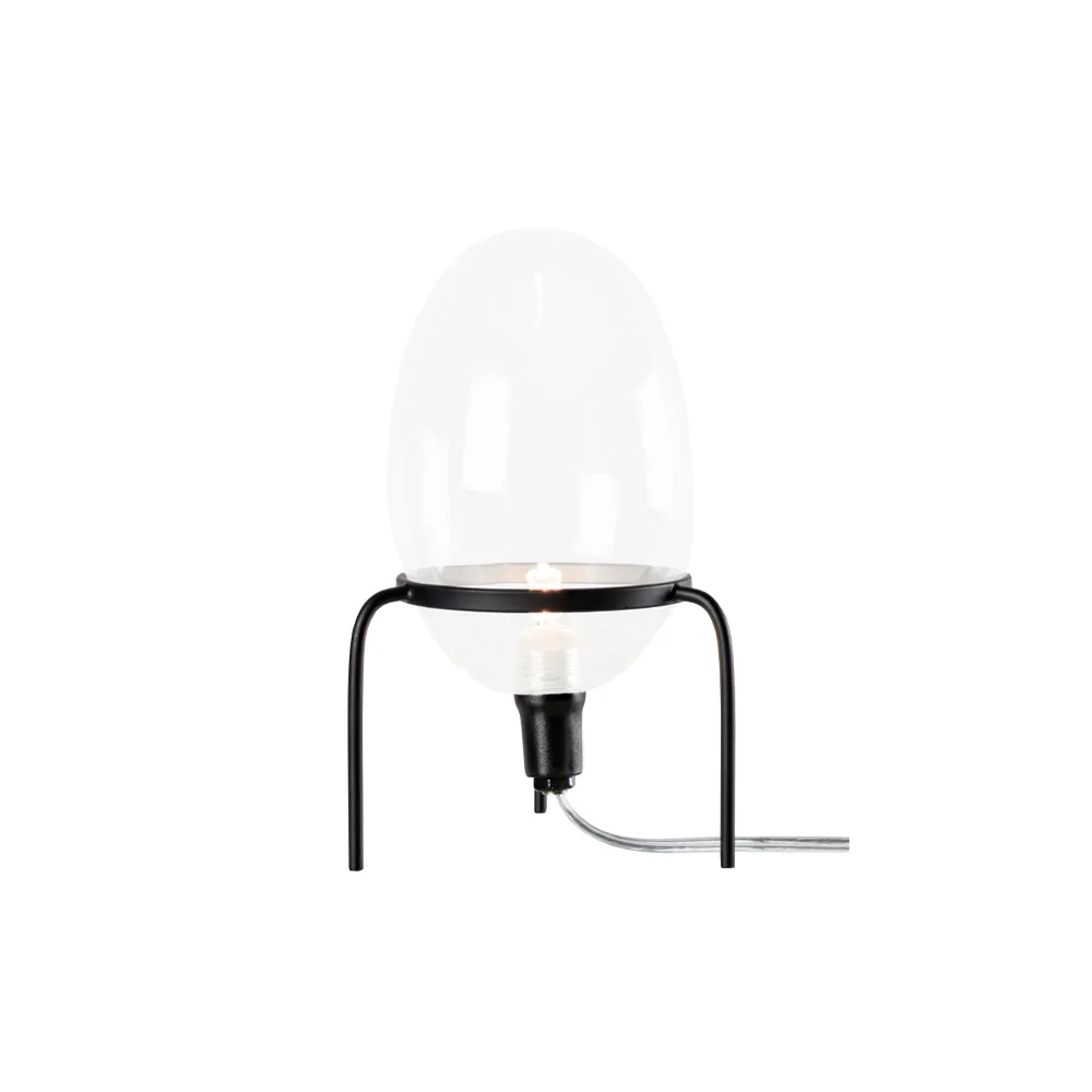 Candeeiro de mesa Drops, preto-claro  Globen Lighting