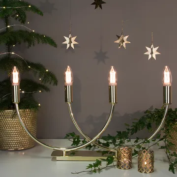 Candeeiro de mesa Grace - latão - Globen Lighting