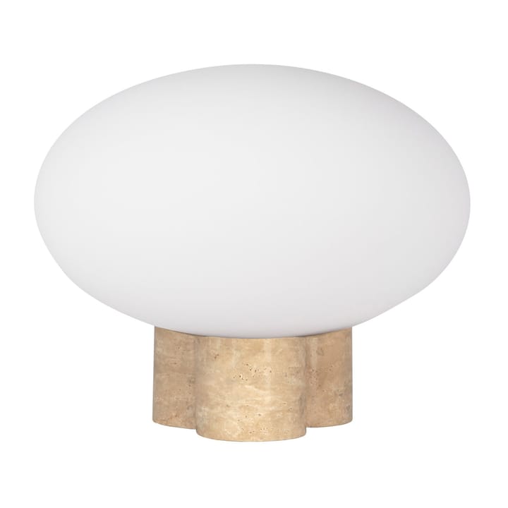 Candeeiro de mesa Mammut Ø28 cm, Travertino Globen Lighting