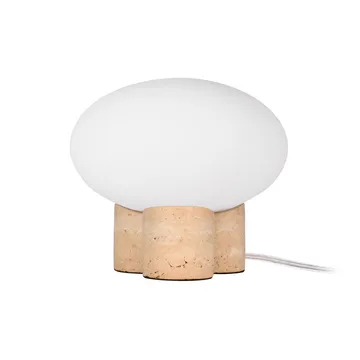 Candeeiro de mesa Mamute Ø20 cm - Travertino  - Globen Lighting