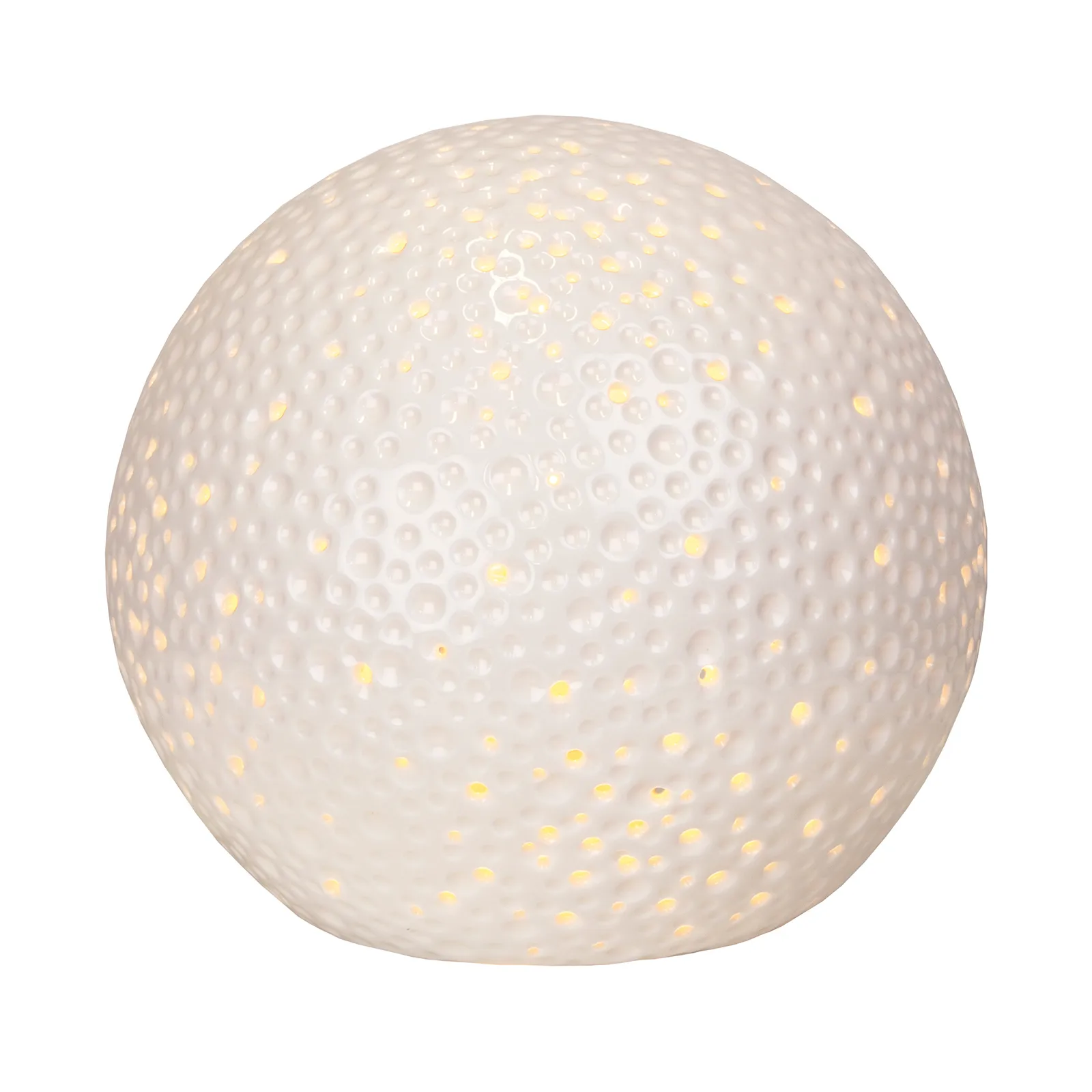 Candeeiro de mesa Moonlight XL 21 cm, branco Globen Lighting