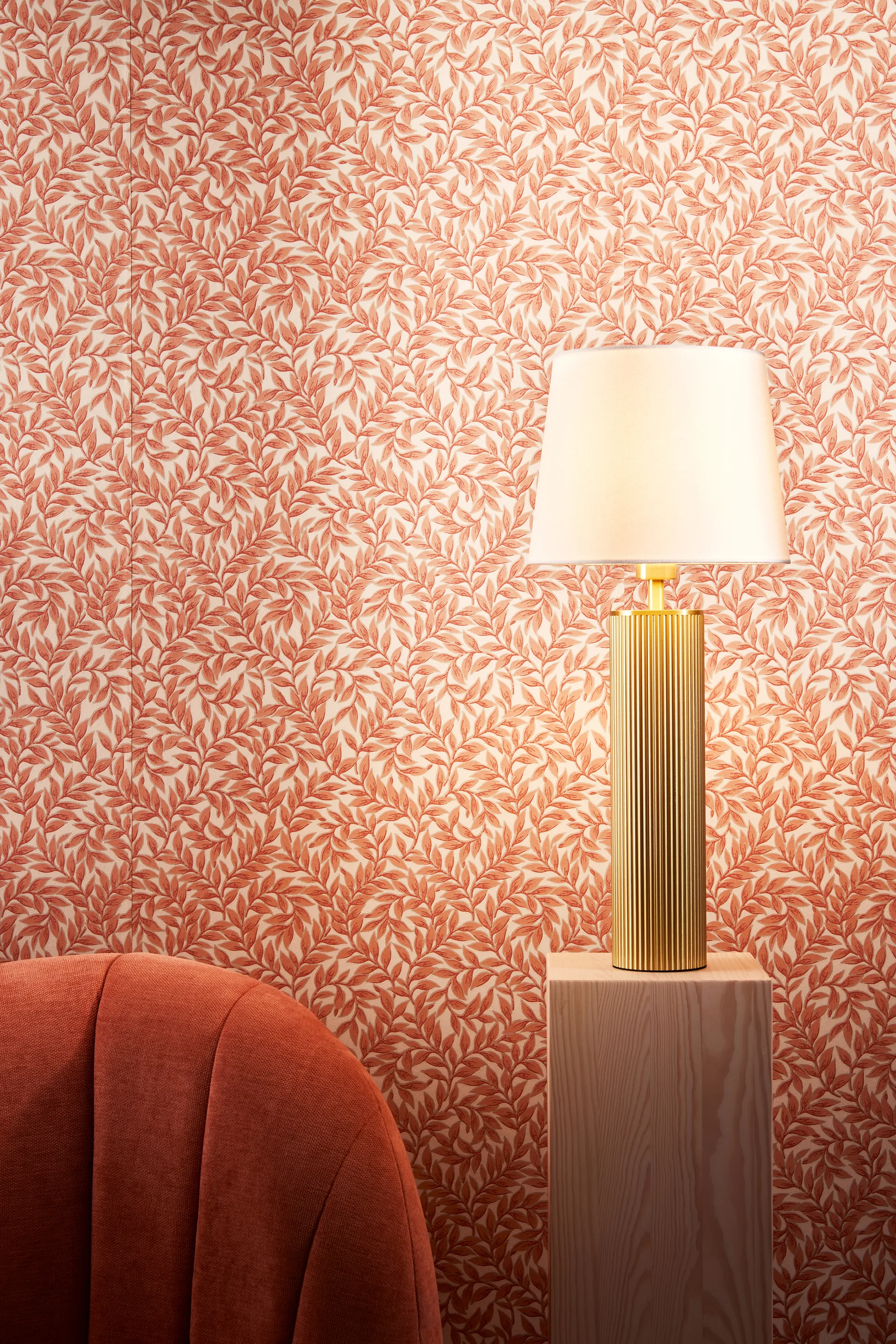 Candeeiro de mesa Rib 8, Latão escovado Globen Lighting