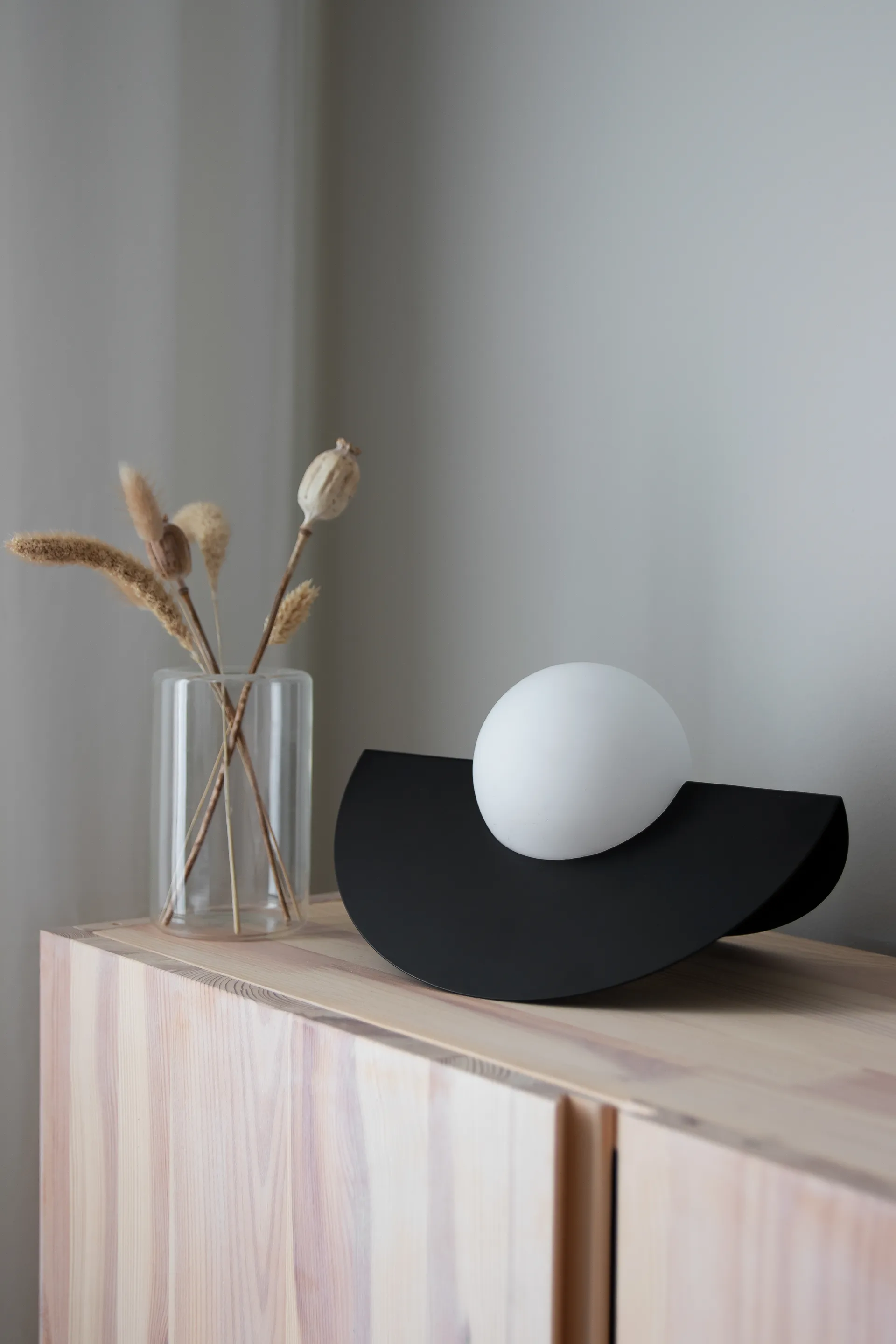Candeeiro de mesa Roccia, Preto Globen Lighting