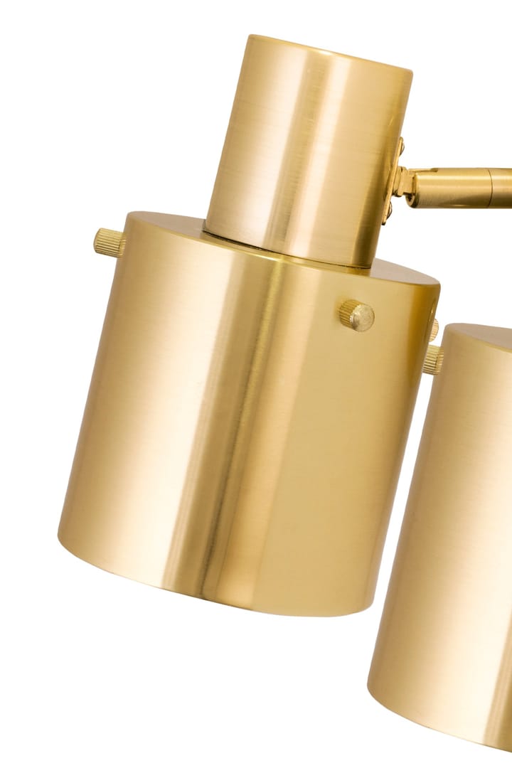 Candeeiro de parede Clark 2, Latão escovado Globen Lighting