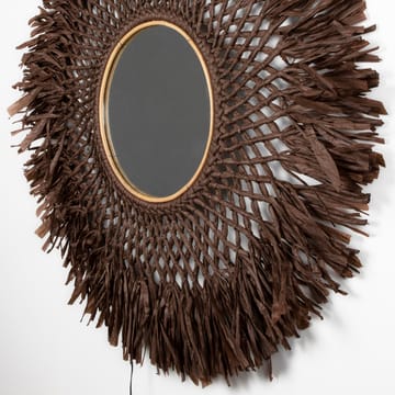 Candeeiro de parede com espelho Boho Ø90 cm - brown - Globen Lighting