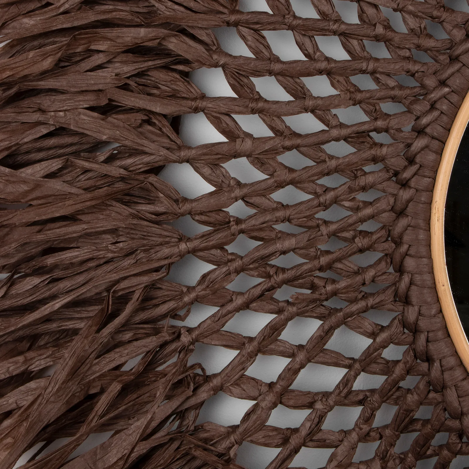 Candeeiro de parede com espelho Boho Ø90 cm, brown Globen Lighting