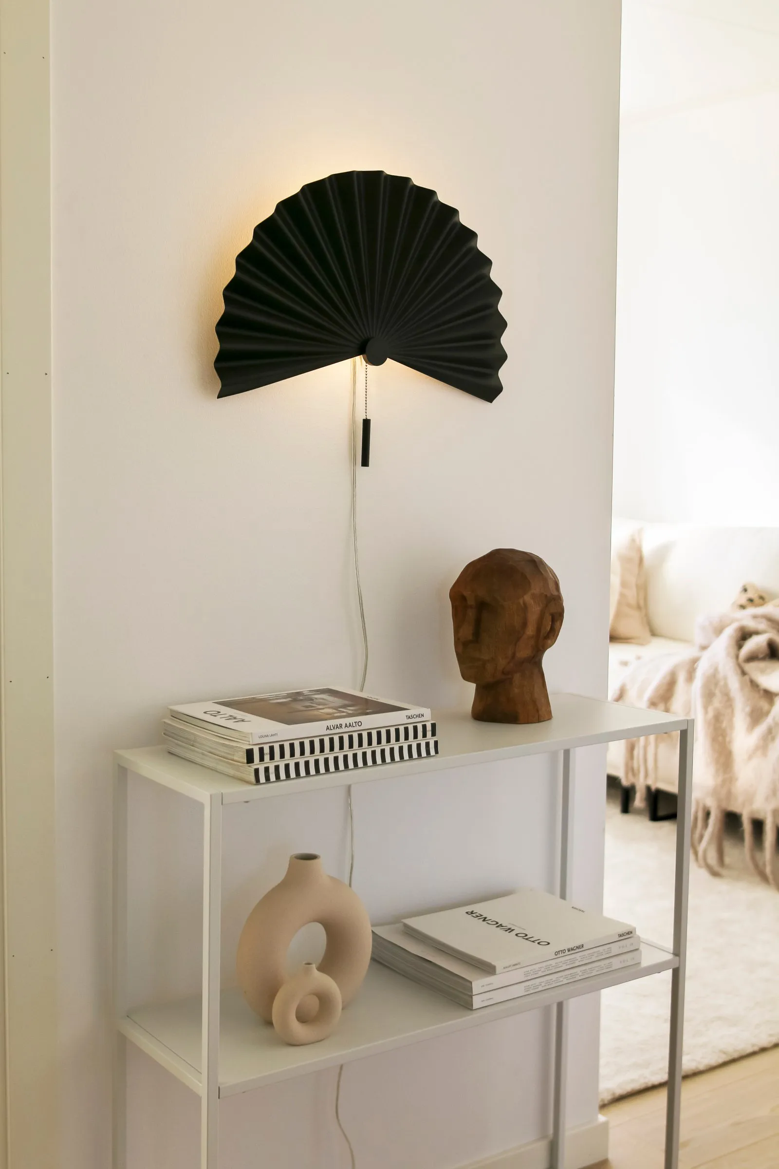 Candeeiro de parede Zen 50 cm , Preto Globen Lighting