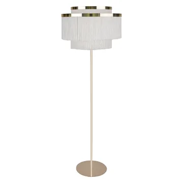 Candeeiro de pé Frans - Branco-bronze - Globen Lighting