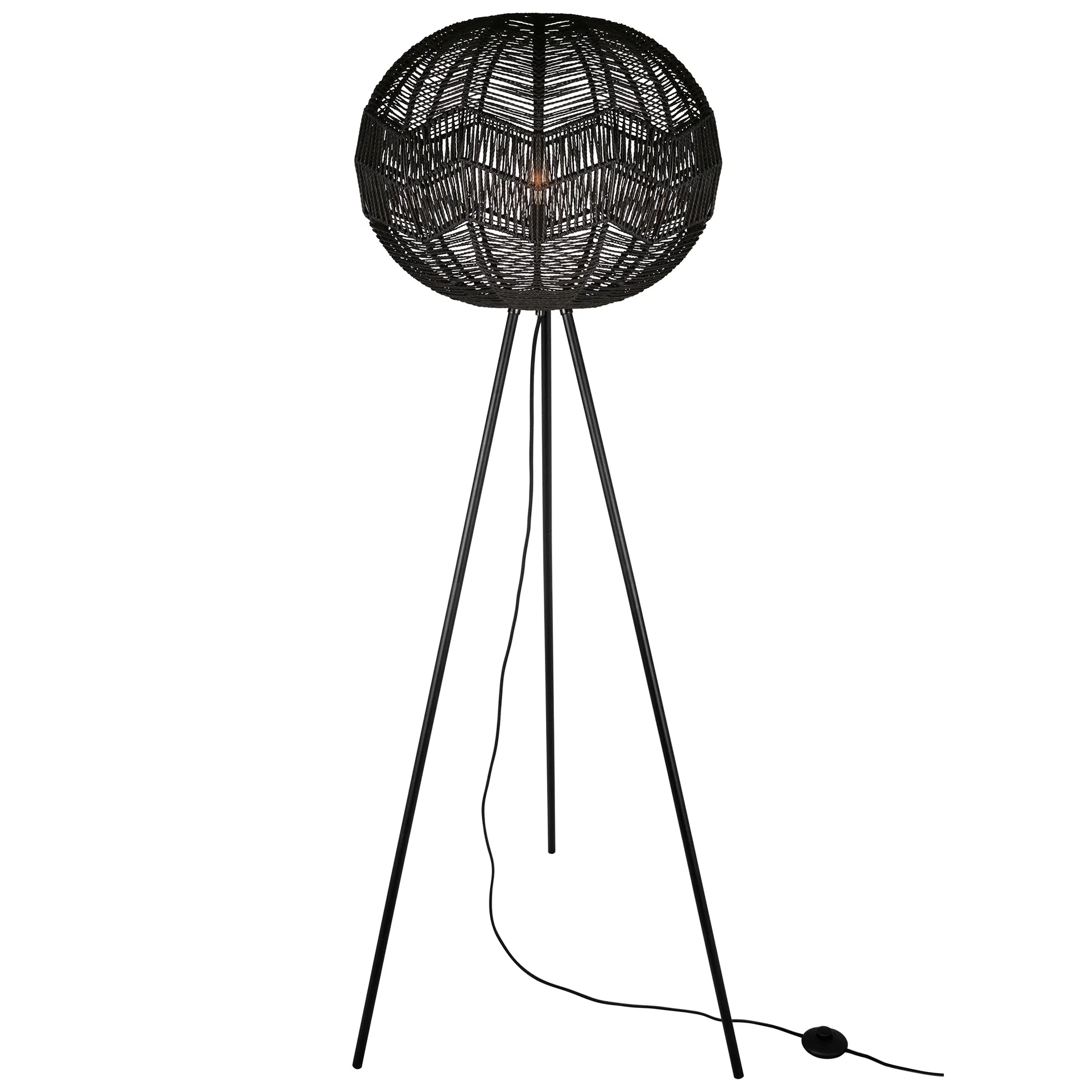 Candeeiro de pé Missy, Preto Globen Lighting