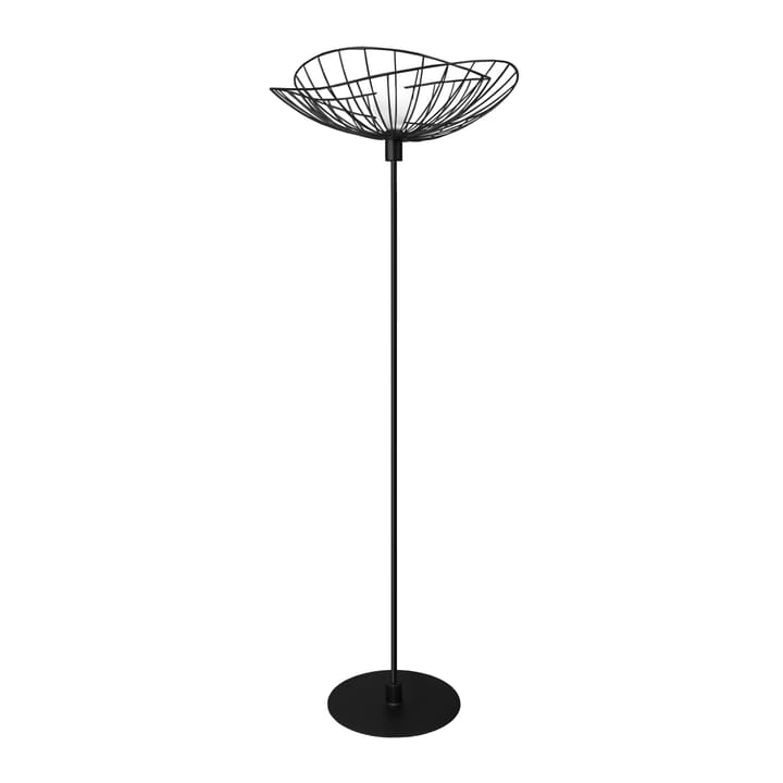 Candeeiro de pé Ray, Preto mate Globen Lighting